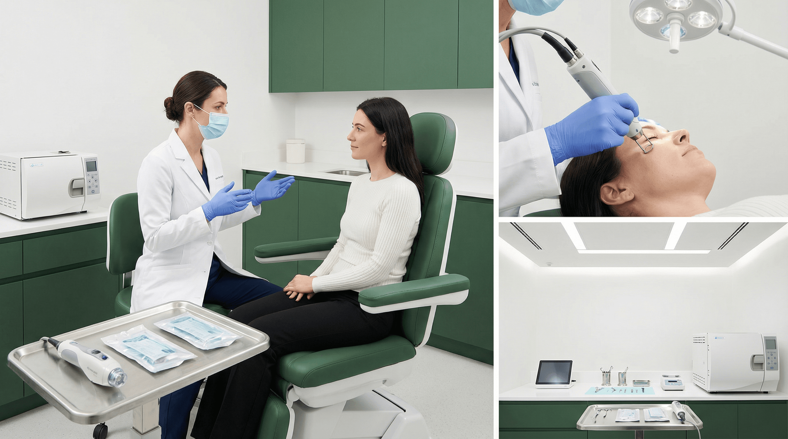 Advanced aesthetic treatments with medical-grade sterilization at Meborat Spa